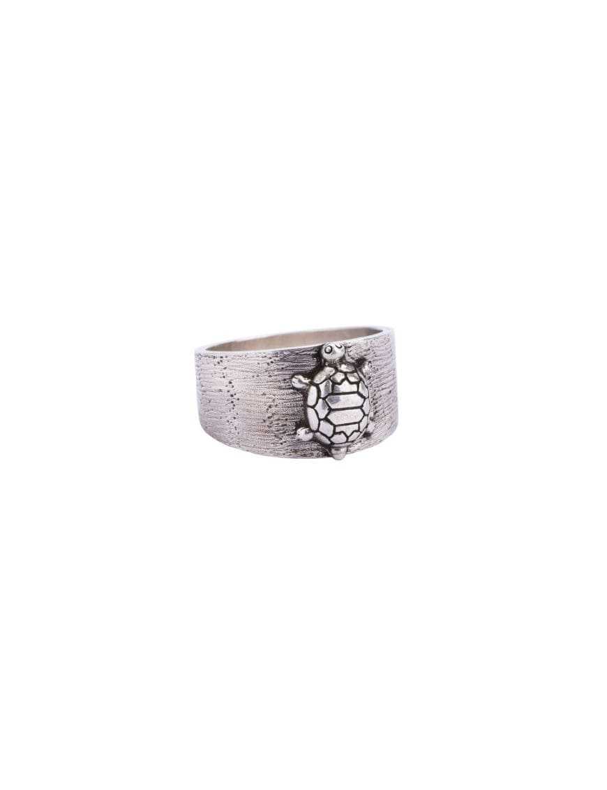 Silver turtle hot sale ring designs